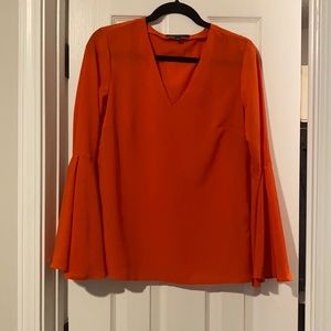 Coral Banana Republic Blouse